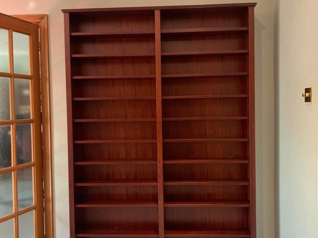 Bookcase in reading room