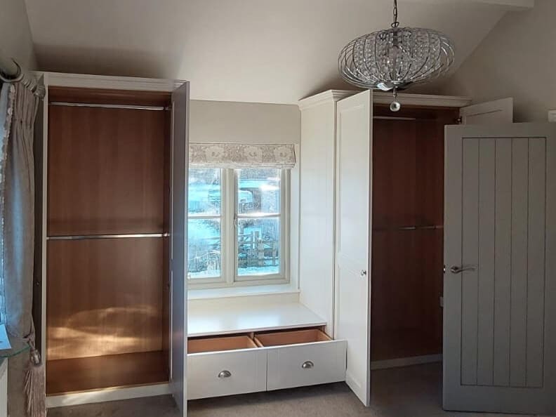 Fitted Wardrobe showing interiors