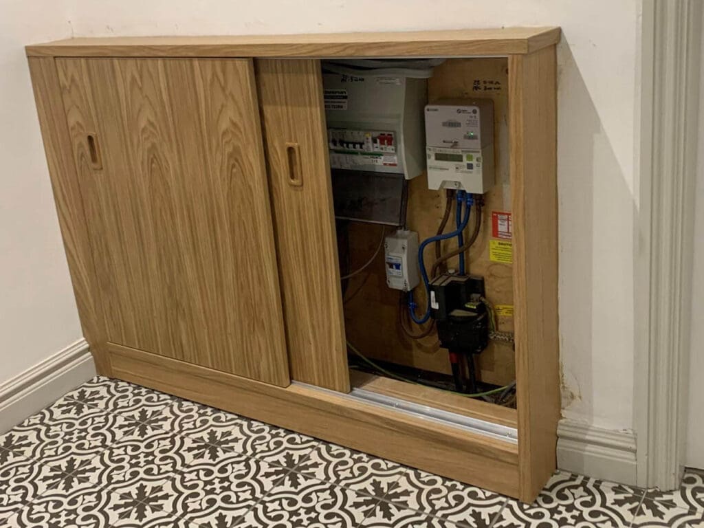 Hallway Fuseboox and Meter Cabinet