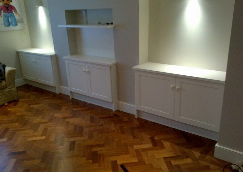 Bespoke Fitted Alcove Storage