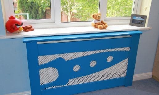 Childrens Radiator Cabinet Blue